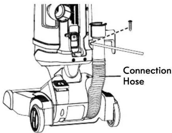KENMORE DU1275 - CHECKING CONNECTION HOSE FOR CLOGS - 1