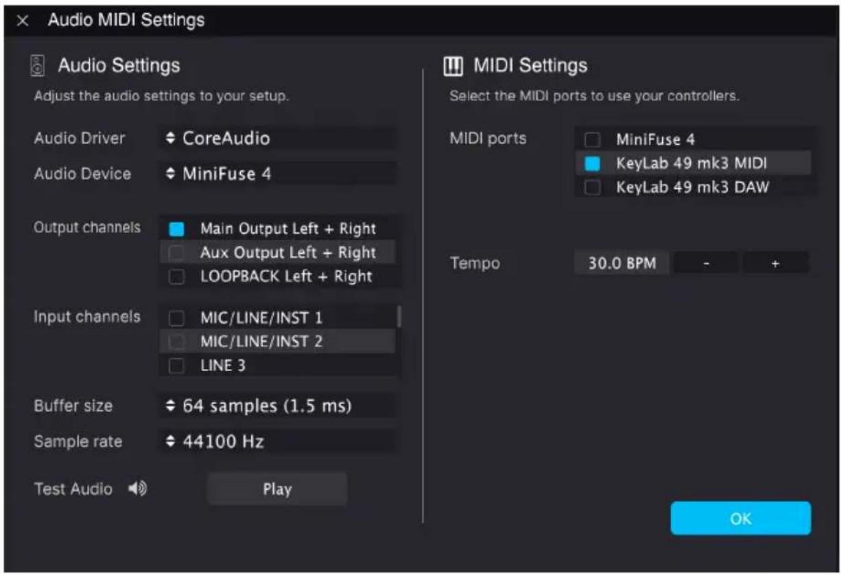 Arturia KeyLab mk3 - Sélectionner un programme au démarrage - 3