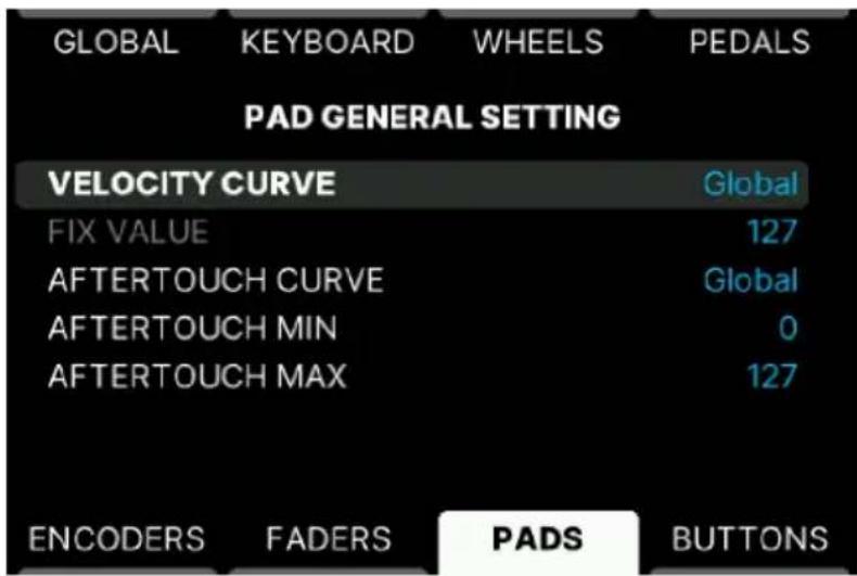 Arturia KeyLab mk3 - Pad General Settings - 1