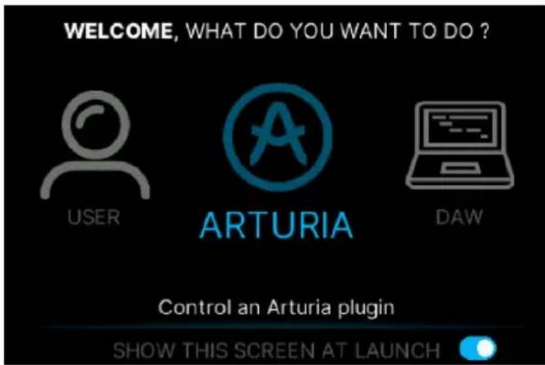 Arturia KeyLab mk3 - Sélectionner un programme au démarrage - 1