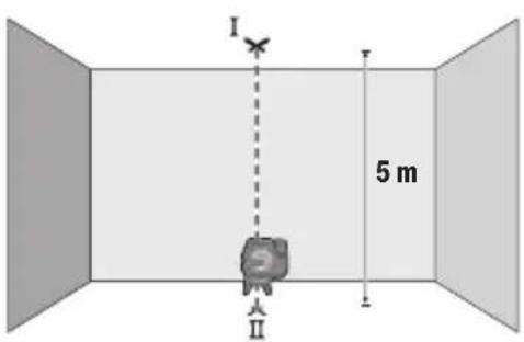 BOSCH GCL 12V-50-22 CG Professional - Függőleges pontosság ellenőrzése - 1