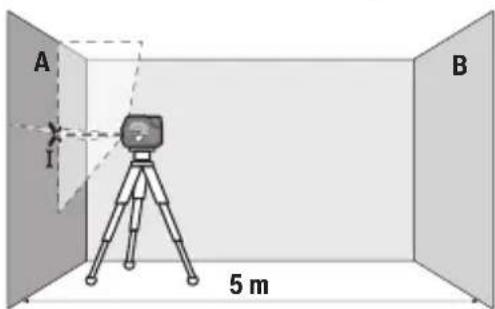BOSCH GCL 12V-50-22 CG Professional - Kontrolloni saktësinë e lartësisë së vijës horizontale - 1