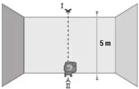 BOSCH GCL 12V-50-22 CG Professional - Preverjanje natančnosti navpičnice - 1