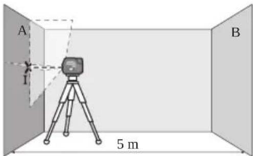 BOSCH GCL 12V-50-22 CG Professional - Contrôle de la précision de hauteur de la ligne horizontale - 1