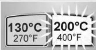 Flex GG 200 18 - Tecla da temperatura (200 °C) - 2