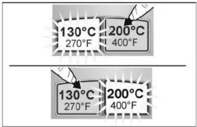 Flex GG 200 18 - Changing the temperature - 1