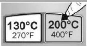 Flex GG 200 18 - Temperatūros mygtukas (200 °C) - 1
