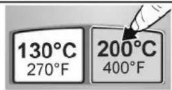 Flex GG 200 18 - Tipka za temperaturo (200 °C) - 1