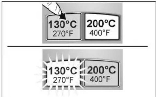 Flex GG 200 18 - Бутон за температура (130°C) - 1