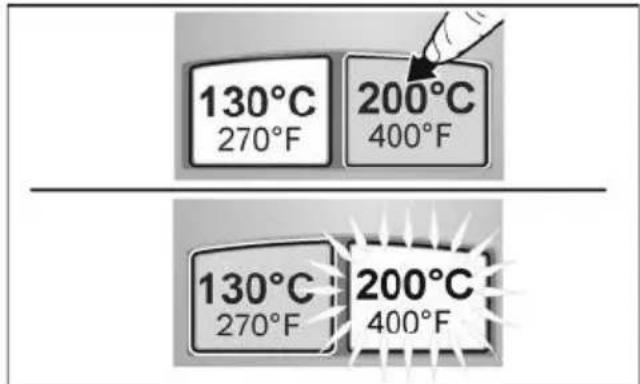 Flex GG 200 18 - Tlačidlo teploty (200 °C) - 1