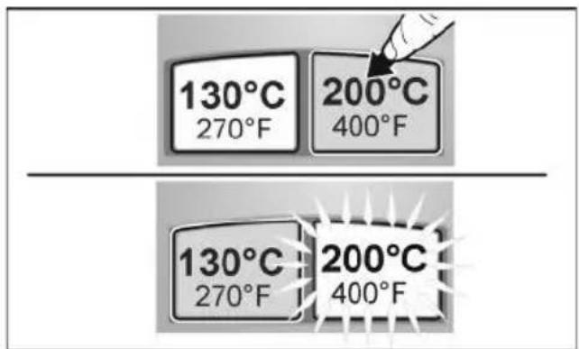 Flex GG 200 18 - Tecla de temperatura (200 °C) - 1