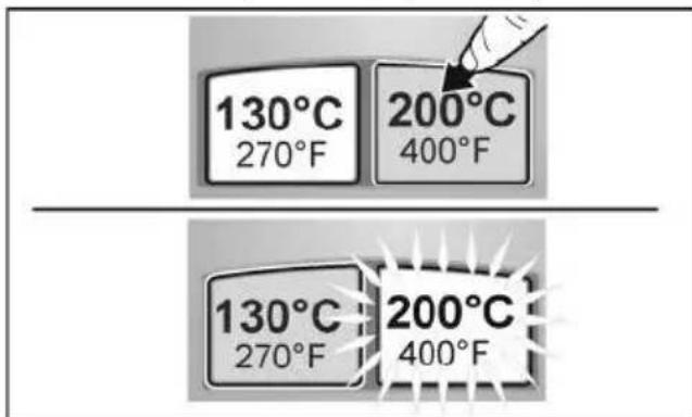 Flex GG 200 18 - Tastă de temperatură (200 °C) - 1