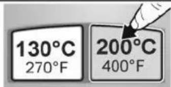Flex GG 200 18 - Tasto temperatura (200 °C) - 1