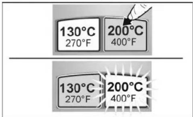 Flex GG 200 18 - Przycisk temperatury (200°C) - 1