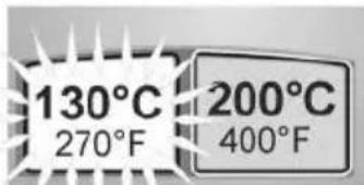 Flex GG 200 18 - Temperatūros mygtukas (130 °C) - 2