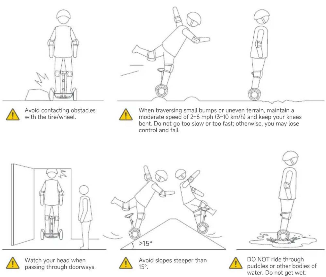 SEGWAY Ninebot Gokart Pro II - Warning - 1