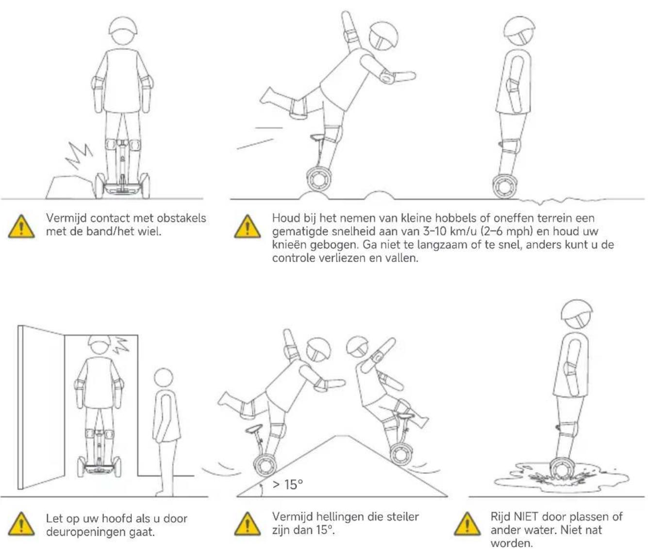 SEGWAY Ninebot Gokart Pro II - Waarschuwing - 1