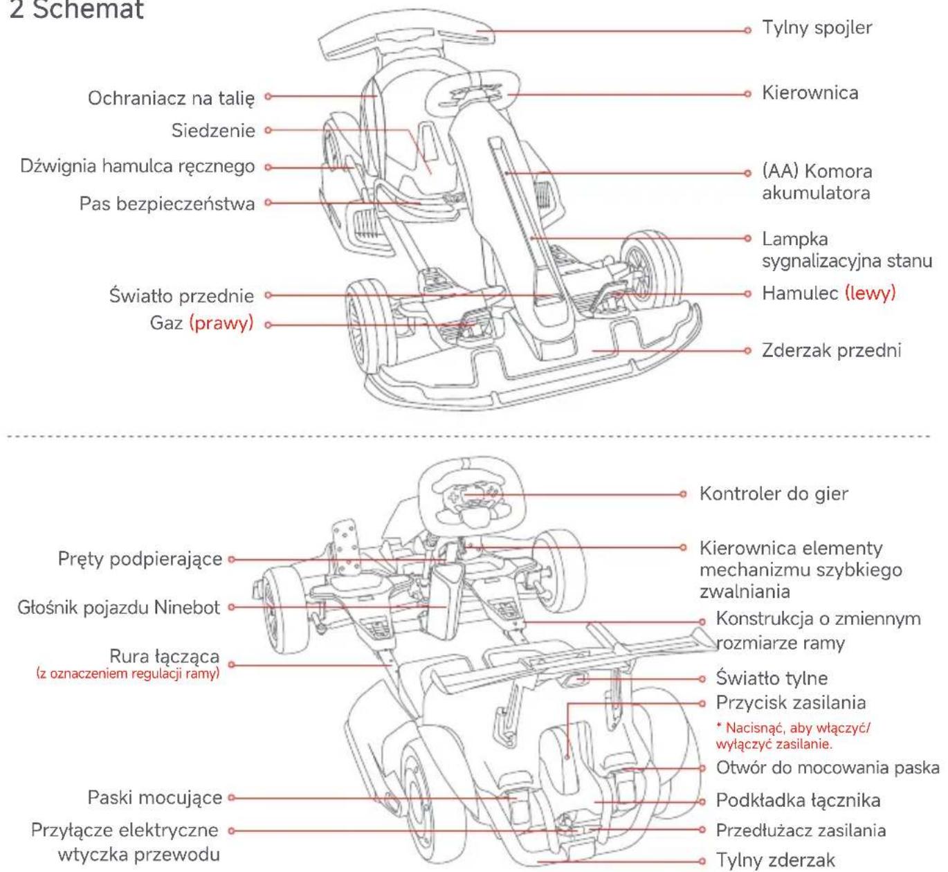 SEGWAY Ninebot Gokart Pro II - Konserwacja i przechowywanie: - 1