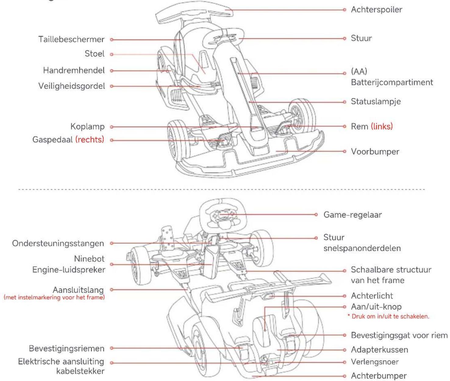 SEGWAY Ninebot Gokart Pro II - Onderhoud en opslag: - 1