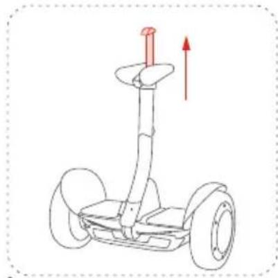 SEGWAY Ninebot Gokart Pro II - Adjust the knee pad height - 3