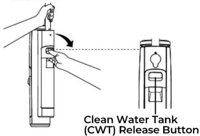 KENMORE HF5010 - FILLING THE CLEAN WATER TANK - 1