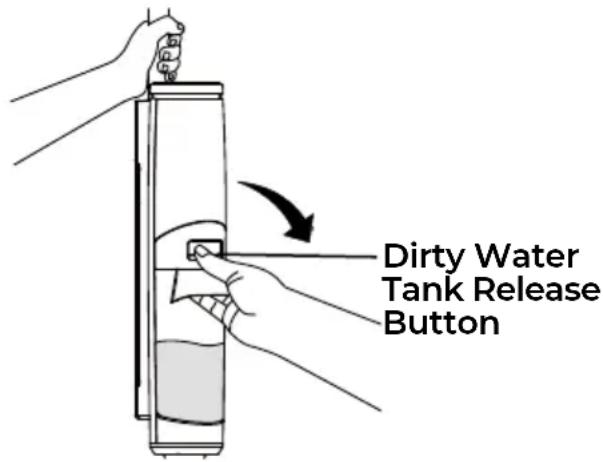 KENMORE HF5010 - EMPTYING THE DIRTY WATER TANK - 1