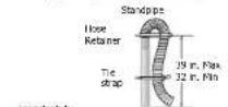 COMFEE CV10DPGBL0RC0 - - Step 4: Connect the drain hose - 2