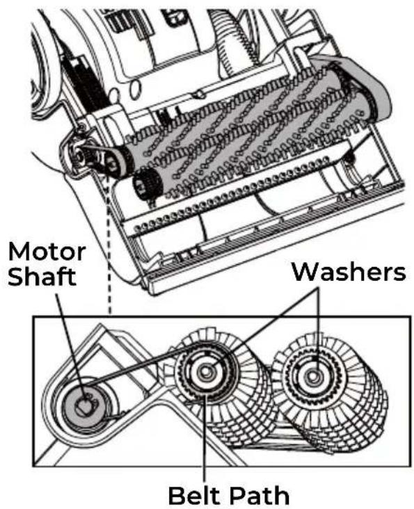 KENMORE KW4010 - CHANGING THE BELTS - 3