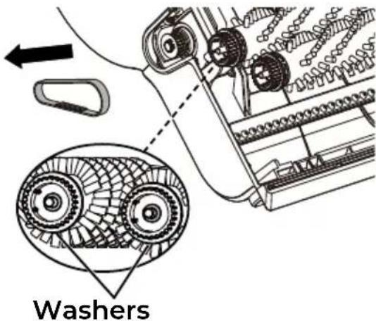 KENMORE KW4010 - CHANGING THE BELTS - 5