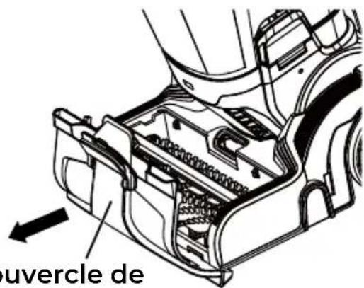 KENMORE KW4010 - NETTOYAGE DES ROULEAUX-BROSSE ET DU COUVERCLE DE LA BUSE - 2
