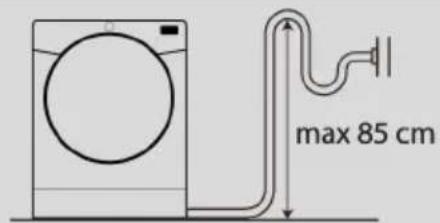 HAIER HD90-A3959E-S - Montieren des Ablaufschlauchs - 1