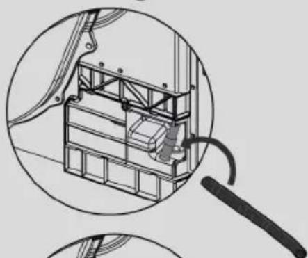 HAIER HD90-A3959E-S - Fitting the drain hose - 5