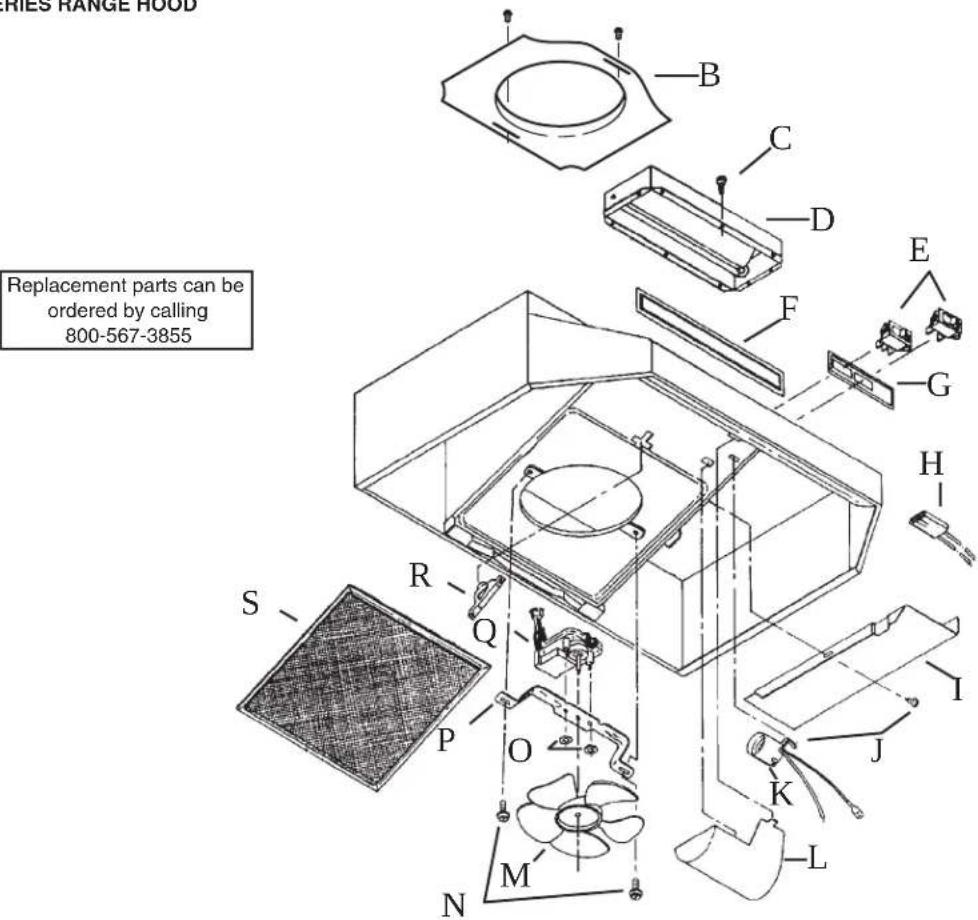 NuTone NU230WW - FAN ASSEMBLY REMOVAL - 4
