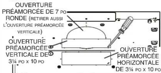 NuTone NCDA130WW - INSTALLATION AVEC CONDUITS SEULEMENT - 1
