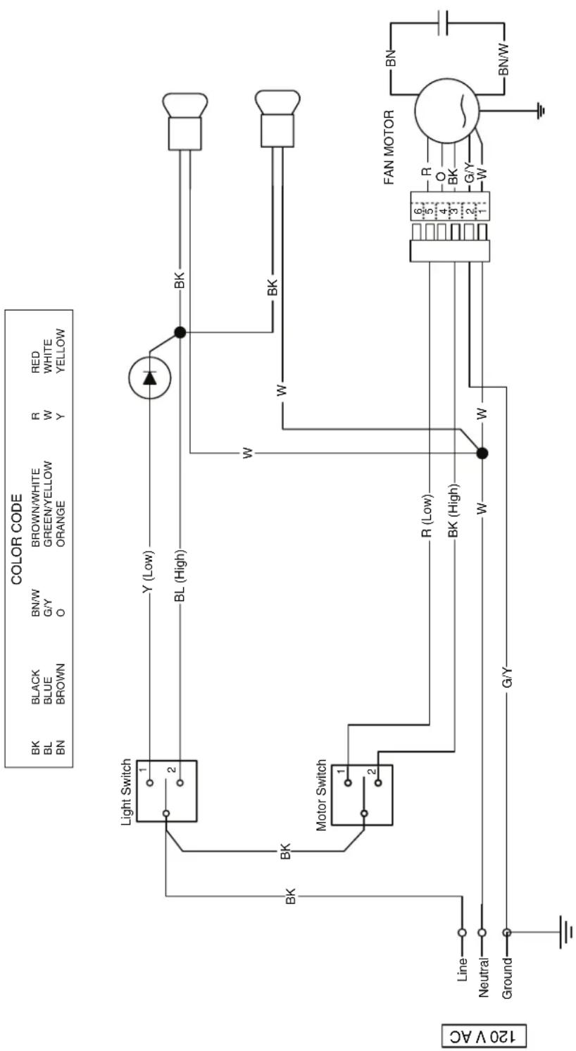 NuTone NCDA130WW - WIRING DIAGRAM - 1