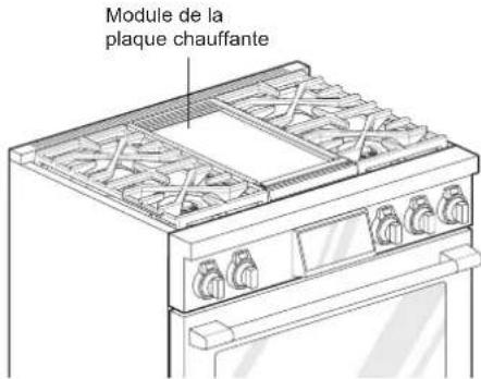 SIGNATURE SKSGR360GS - Plaque chauffante à gaz intégrée (disponible sur certains modèles) - 1