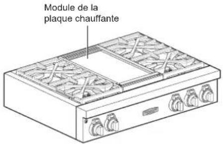 SIGNATURE SKSRT480GS - Plaque chauffante à gaz intégrée - 1