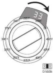 SIGNATURE SKSGR360S - For example, to set 225 °F, 33 min. - 2