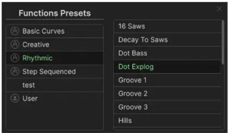 Arturia Synthx V - Function Presets - 1