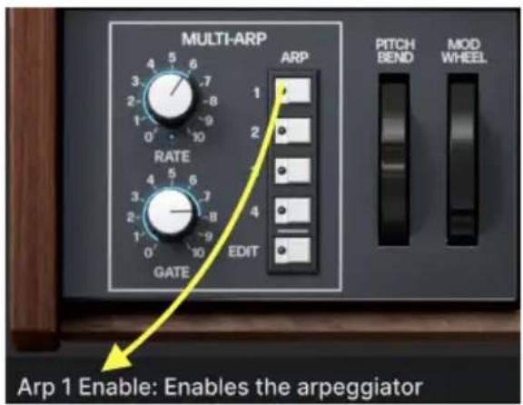 Arturia Synthx V - Descriptions des paramètres - 1