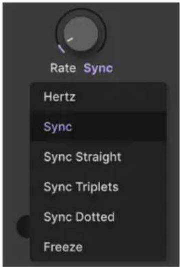 Arturia Synthx V - Random Rate et Tempo Sync - 1