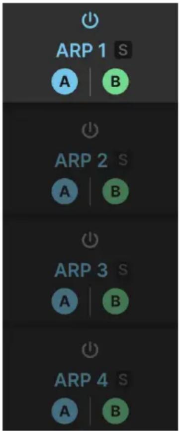 Arturia Synthx V - Réglages par partie - 1