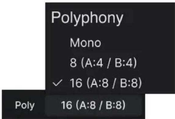 Arturia Synthx V - Polyphony - 1