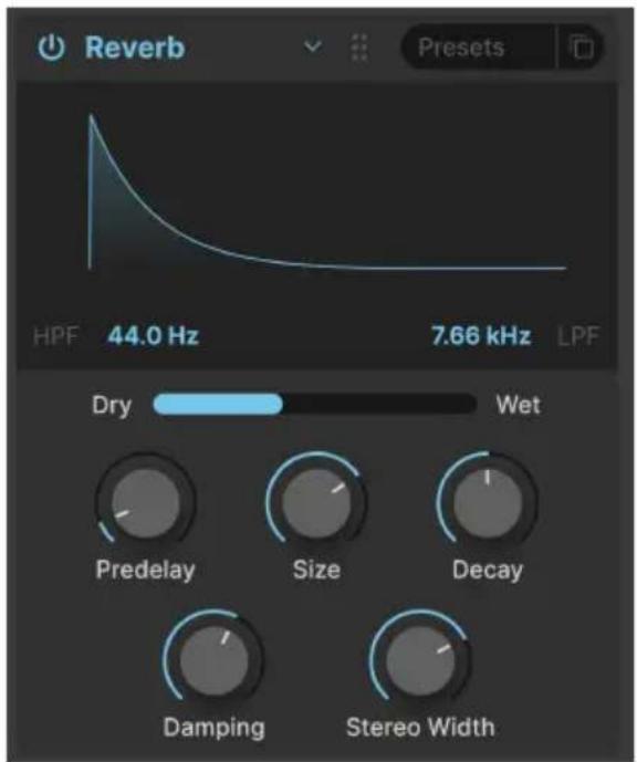 Arturia Synthx V - Reverb - 1