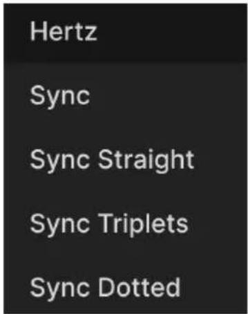 Arturia Synthx V - LFO tempo sync - 1