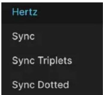 Arturia Synthx V - Sync au tempo des effets - 1