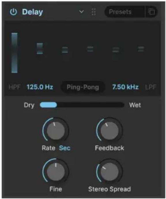 Arturia Synthx V - Delay - 1