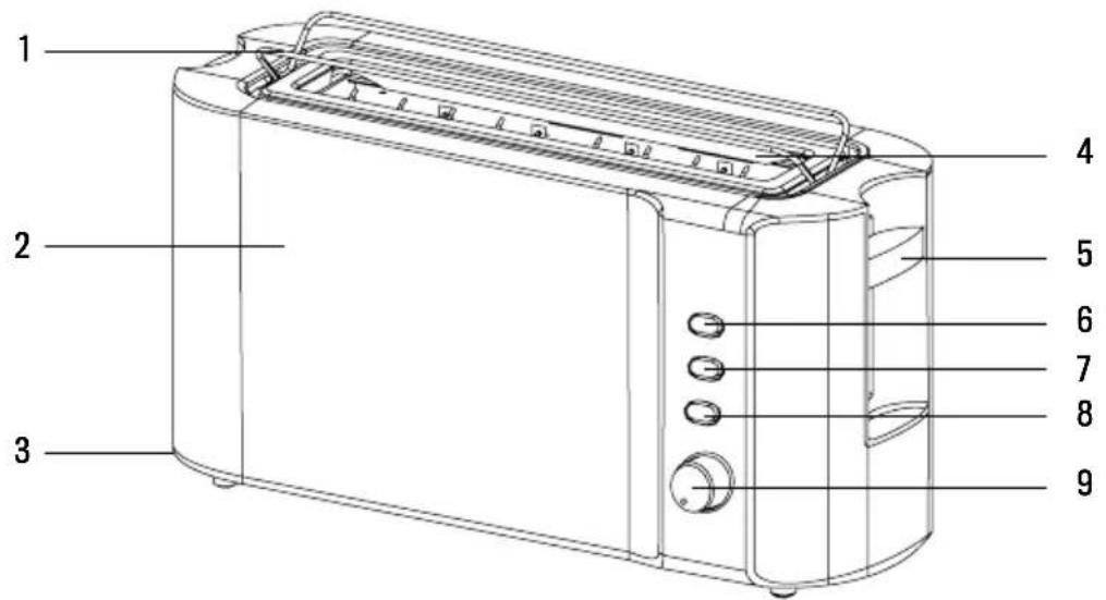 Create Toast Classic - LIJST MET ONDERDELEN - 1
