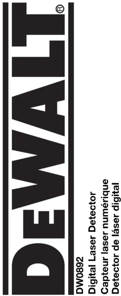DEWALT DW0892 - 1-800-4-DEWALT · www.dewalt.com - 1