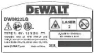 DEWALT DW0822LR - Etiquetas de advertencia - 4